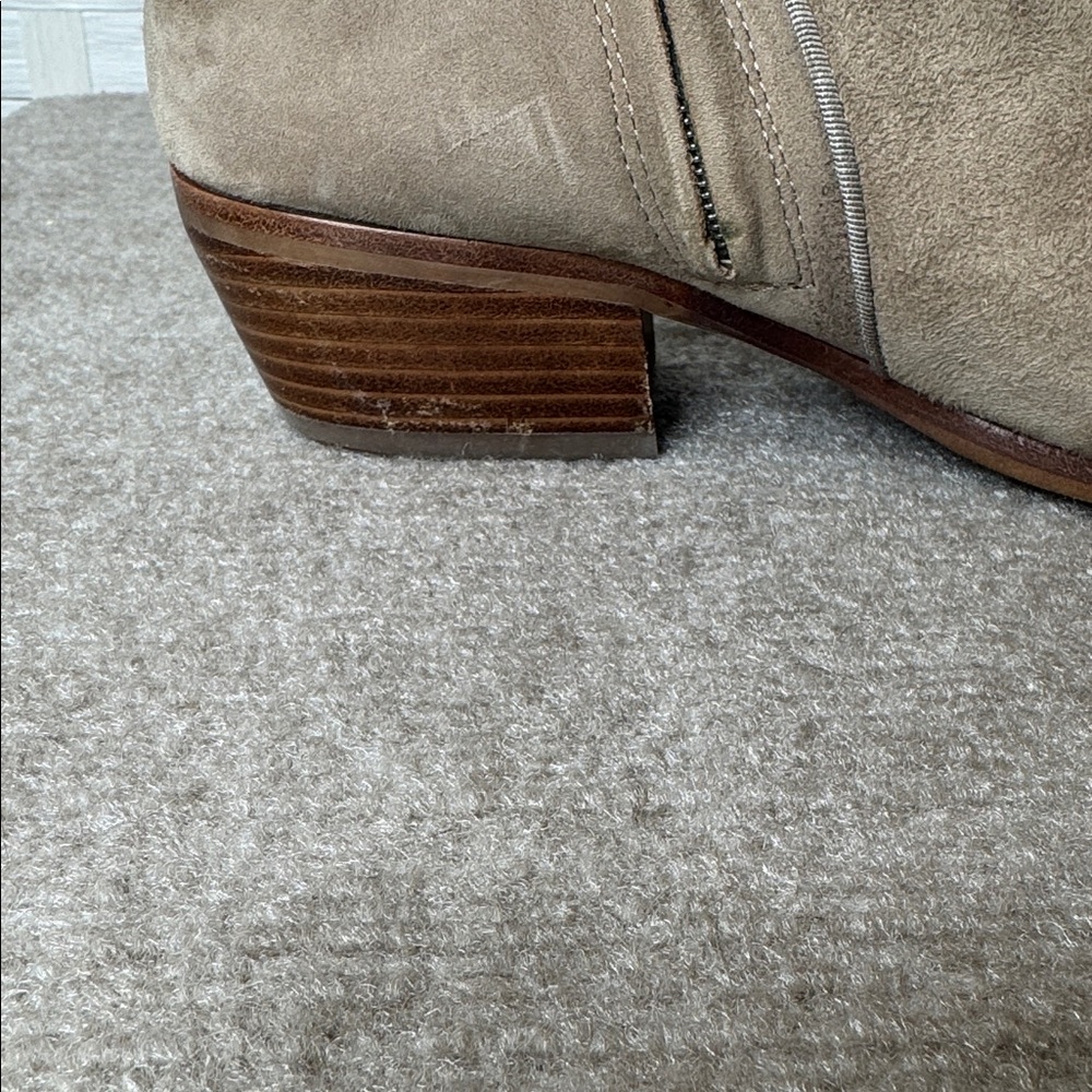 Sam Edelman Petty Ankle Boots Size 8.5 Suede‎ Leather Booties Everyday Wear - Picture 7 of 11